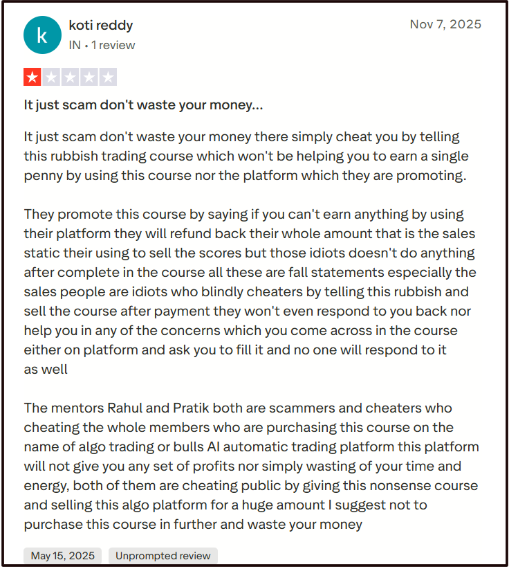 Pratik Chakraborty Seminar issues