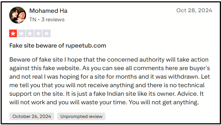 Rupeetub review