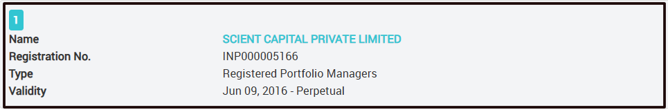 Scient Capital Private Limited