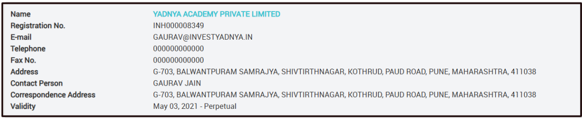 Research Analyst Registration