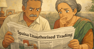 5paisa Unauthorised Trading