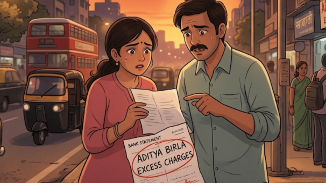 Aditya Birla Money Excess Charges