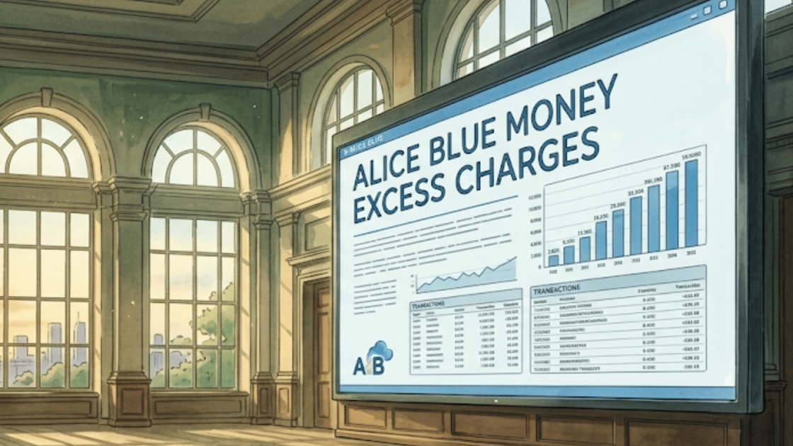 Alice Blue Money Excess Charges