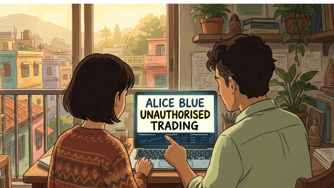 Alice Blue Unauthorised Trading