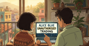 Alice Blue Unauthorised Trading