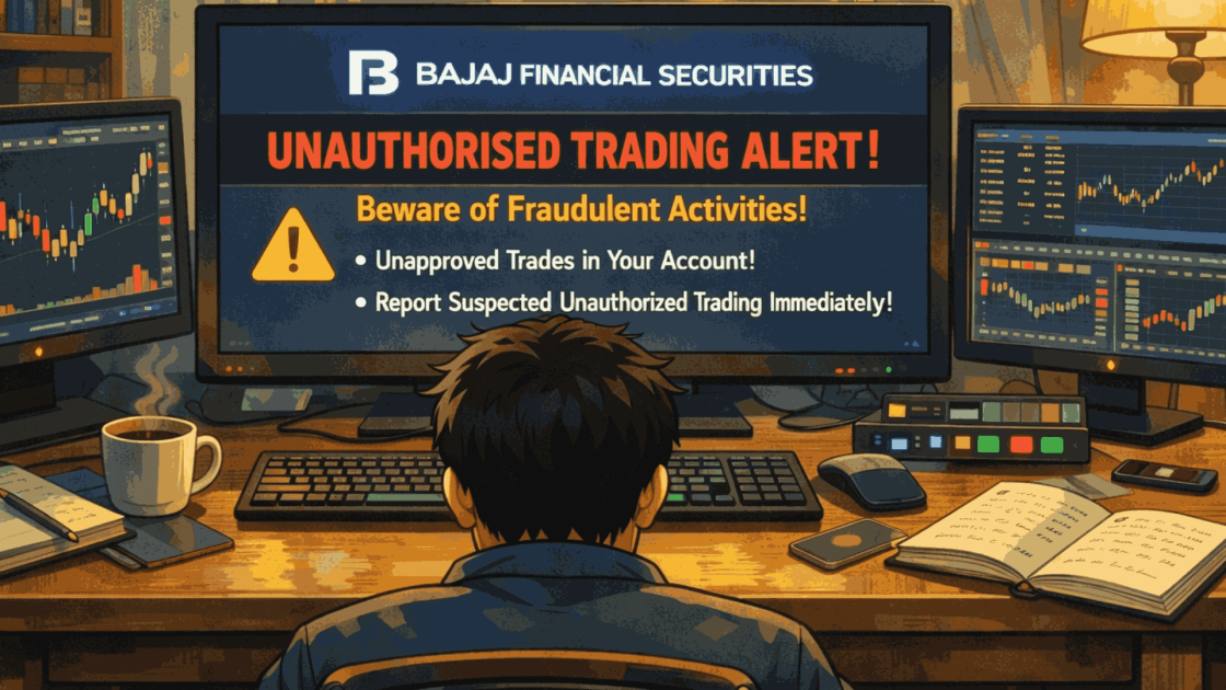 Bajaj Financial Securities Unauthorised Trading