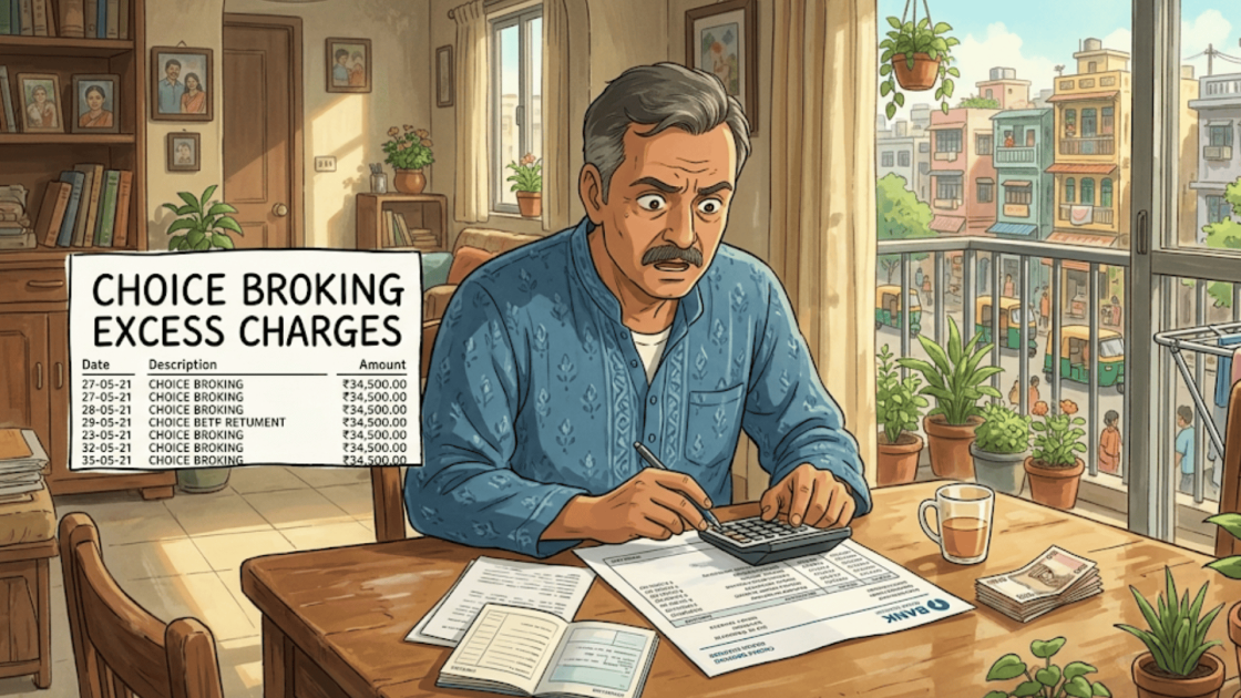 Choice Broking Excess Charges