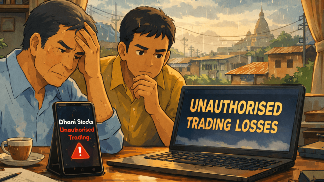 Dhani Stocks Unauthorised Trading