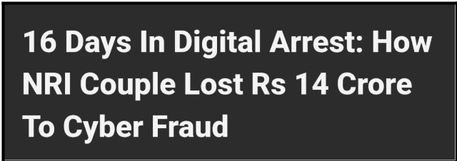 Digital Arrest Scam