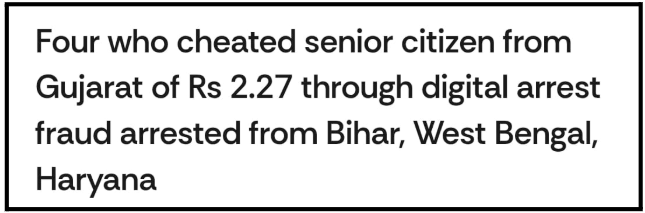 Digital Arrest Scam in Gujarat