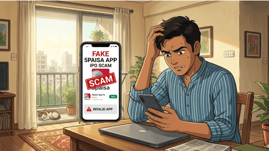 Fake 5paisa App IPO Scam