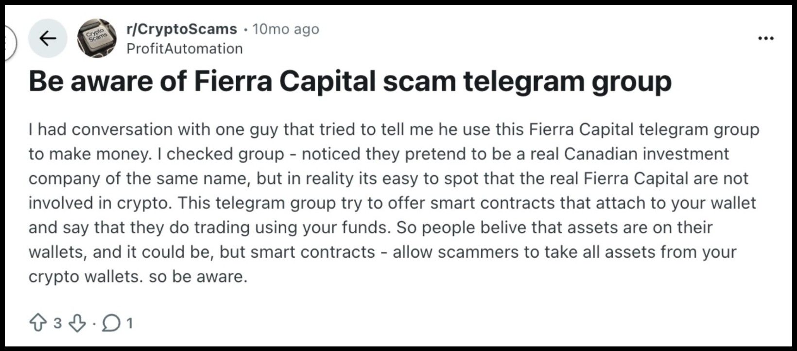Fiera Capital Scam
