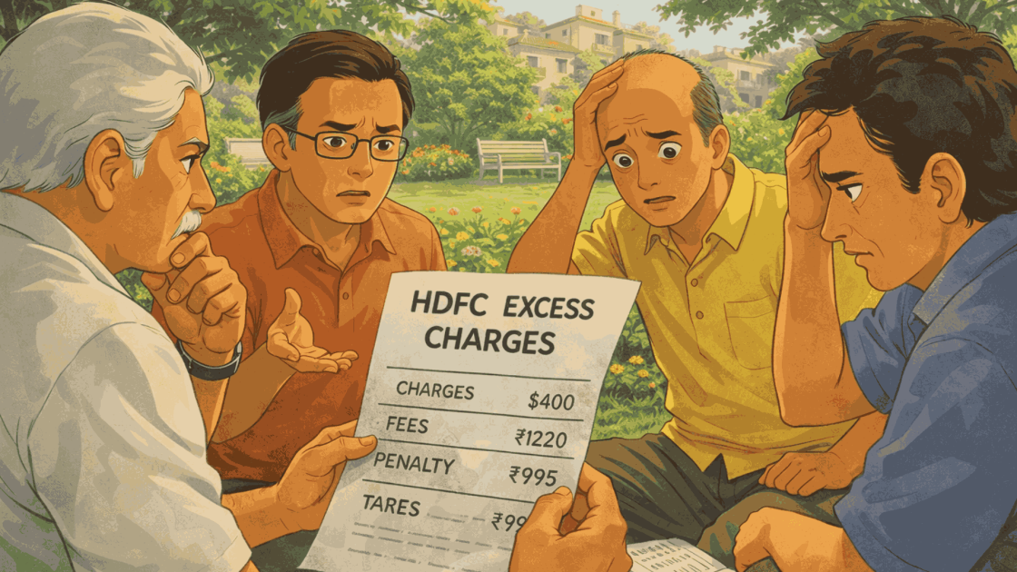 HDFC Securities Excess Charges
