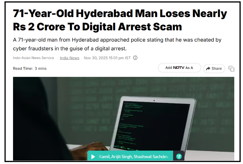Hyderabad Digital Arrest Case