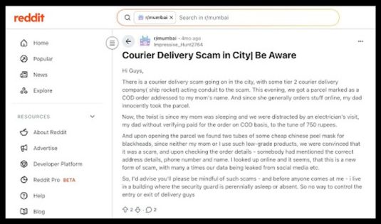 Mumbai cod scam