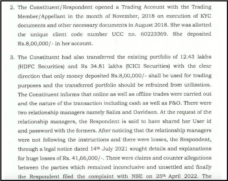 Nuvama Wealth arbitration