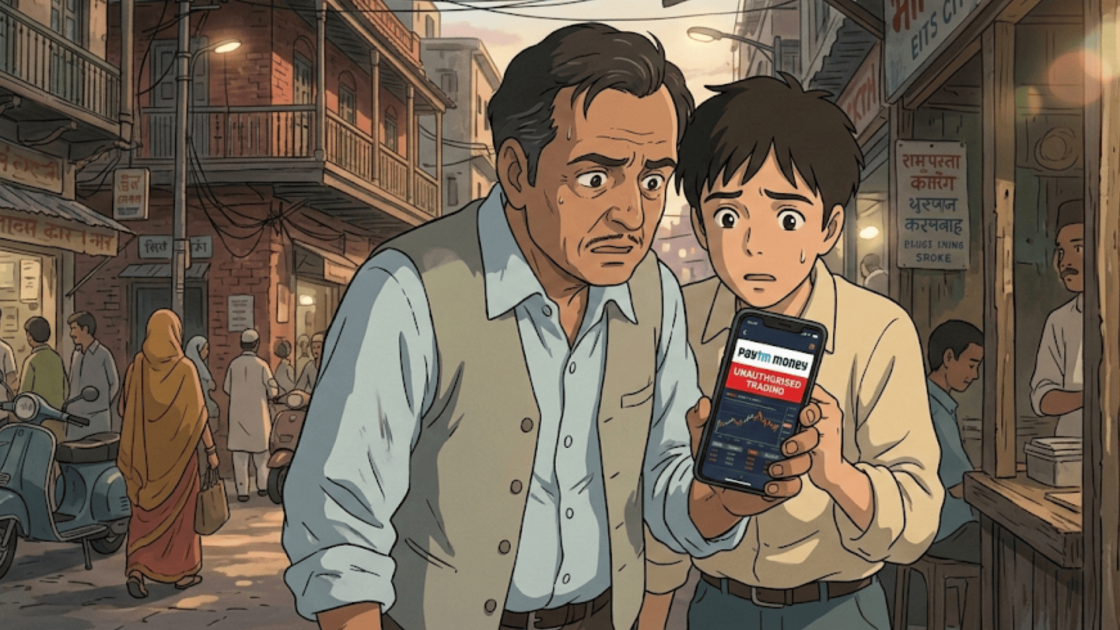 Paytm Money Unauthorised Trading