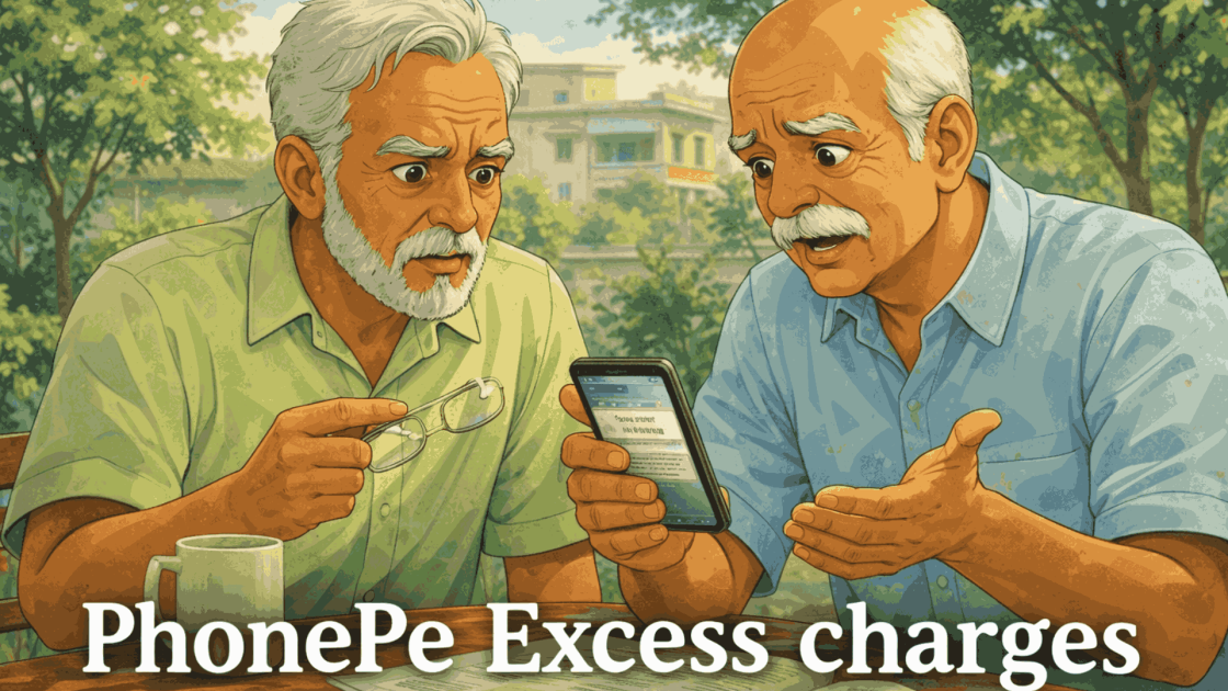 PhonePe Excess Charges
