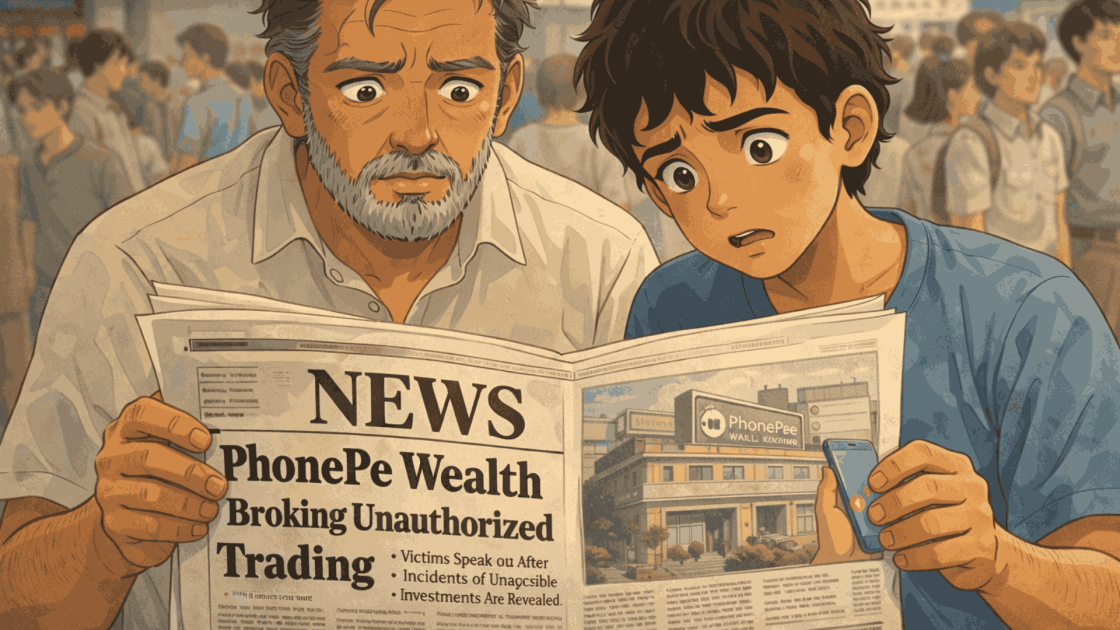 PhonePe Wealth Broking Unauthorised Trading
