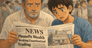 PhonePe Wealth Broking Unauthorised Trading