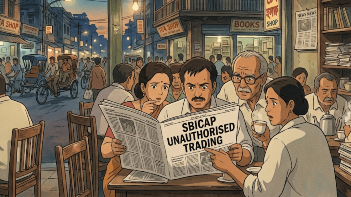 SBICAP Unauthorised Trading