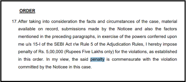 SEBI order