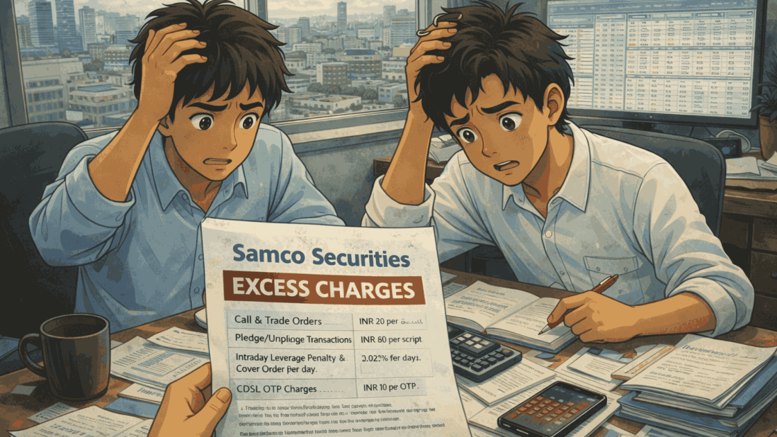 Samco Securities Excess Charges