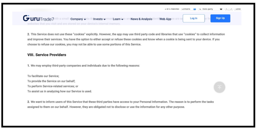 Third-party services