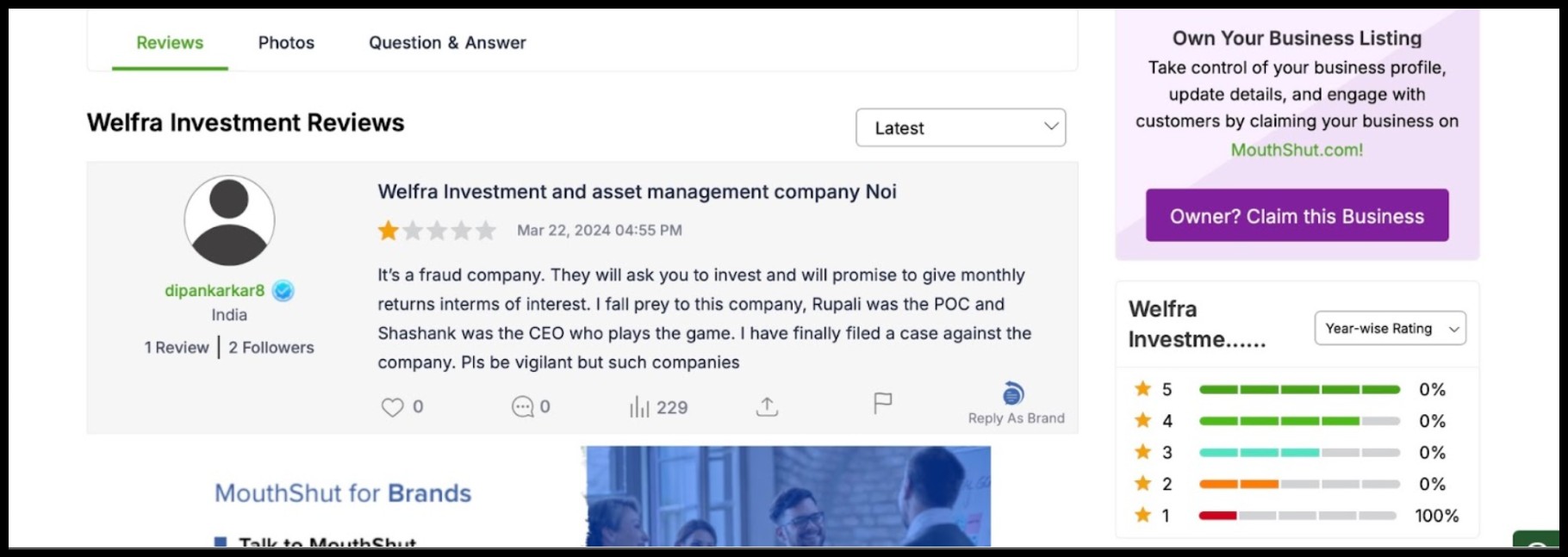 Welfra Investment Review