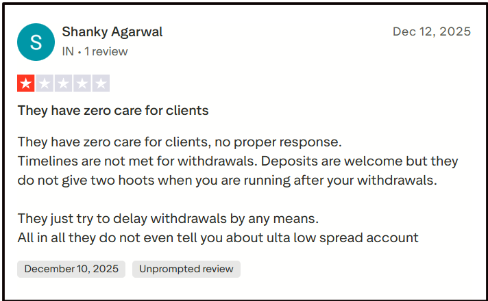 iFOREX Withdrawal Delay