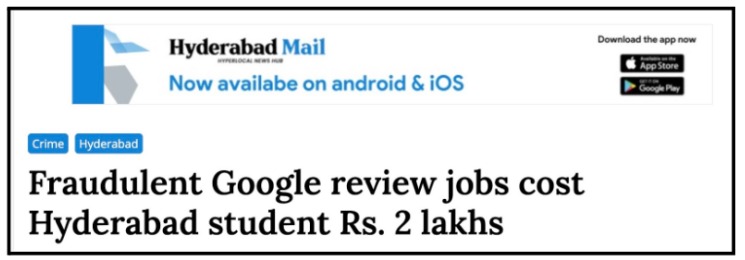 Real Google Review Scam Cases