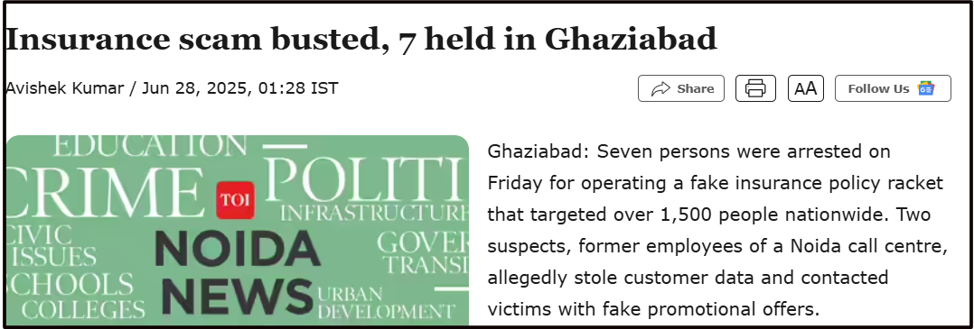 fake insurance policy