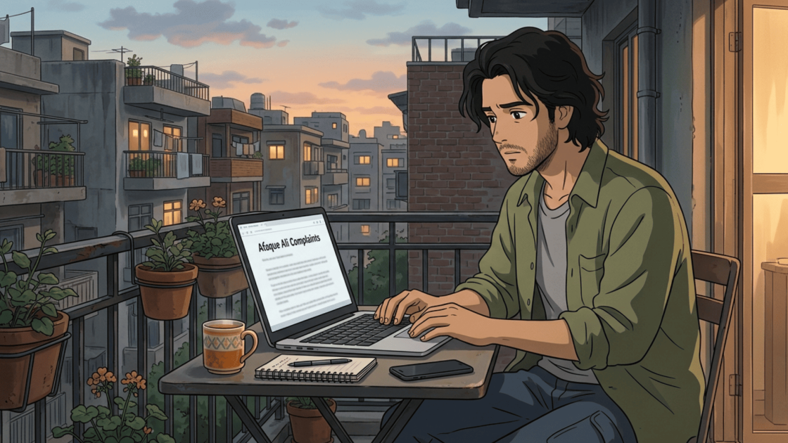 Afaque Ali Complaints