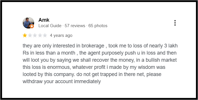 Econo broking user complaint