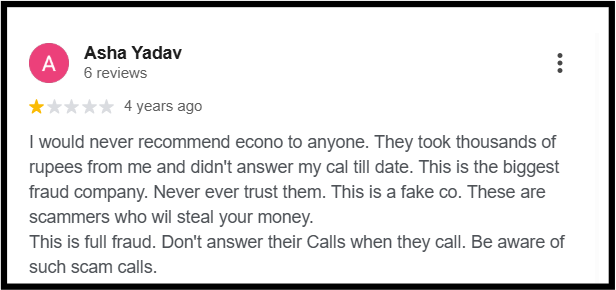 Econo broking user issues