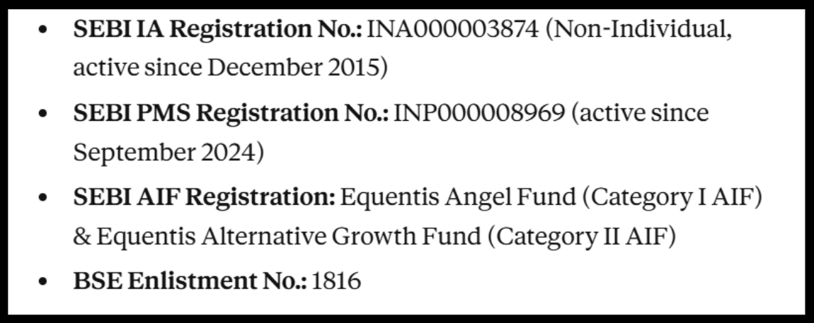 Equentis Wealth Advisory registration