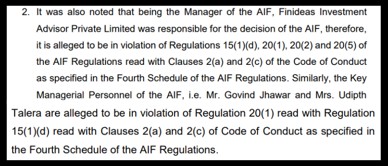 Finideas Investment Advisor order