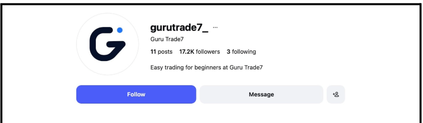Guru trade 7 instagram follower
