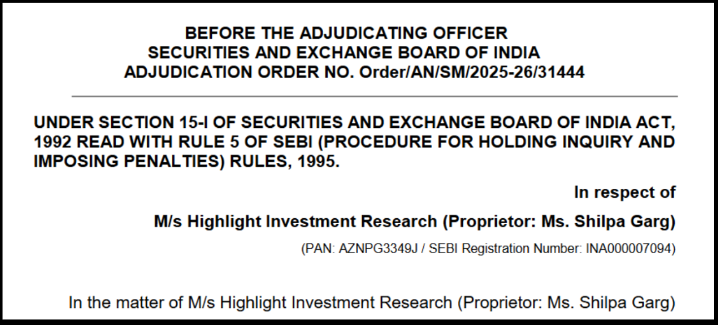 Highlight investment research
