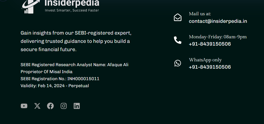 Insiderpedia by Afaque ALi