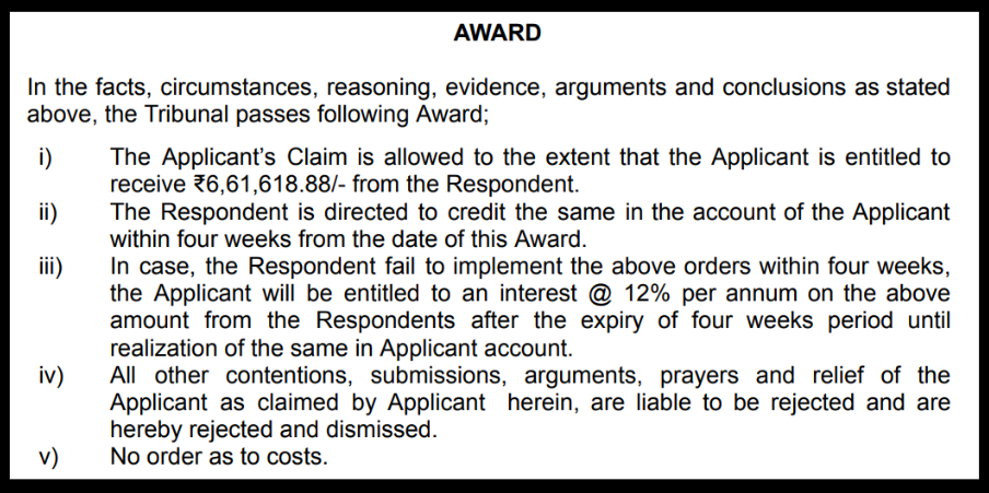 Jagir Ashish Jhaveri vs. Nuvama Wealth award