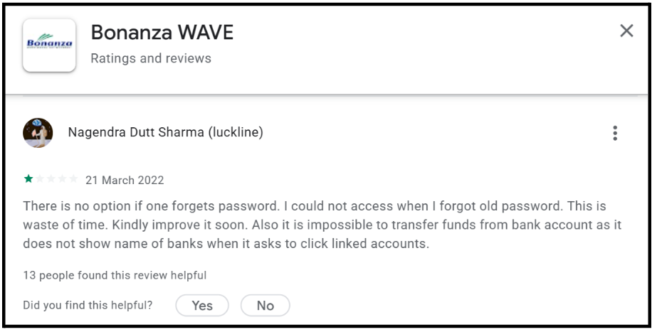 Bonanza Portfolio User Reviews