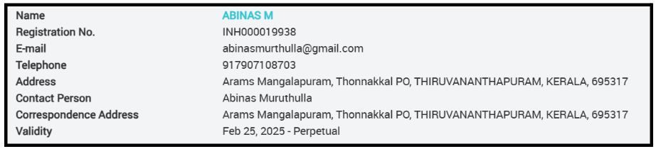 Is Abinas Murthulla SEBI Registered