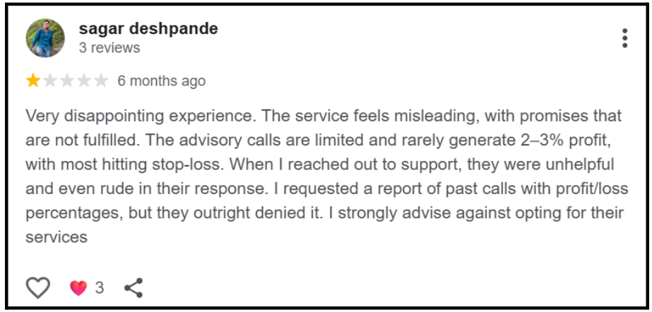 ABJ Finstocks User Complaints