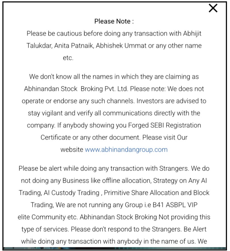 Abhishek ummat notice