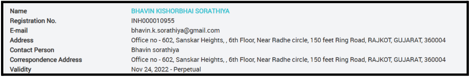 Is Perfect Research SEBI Registered
