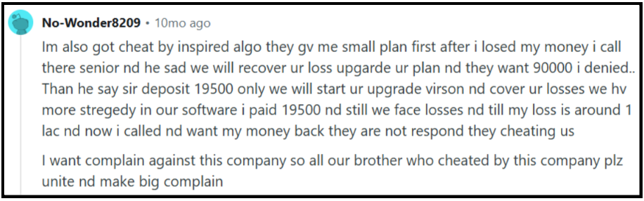 Inspire Algo Research Reviews