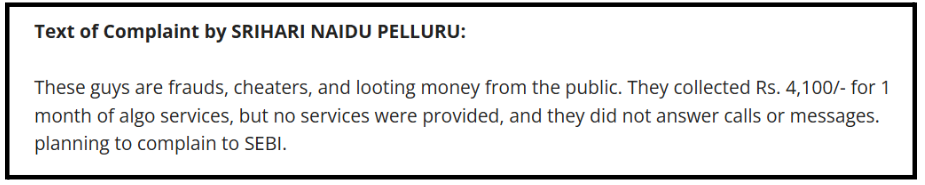 Inspire Algo Research Reviews