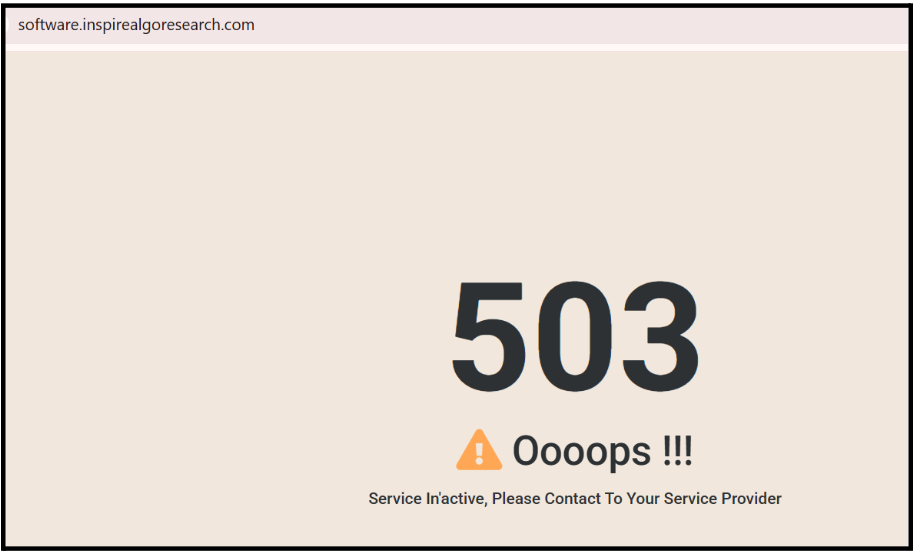 Inspire Algo Research red flags