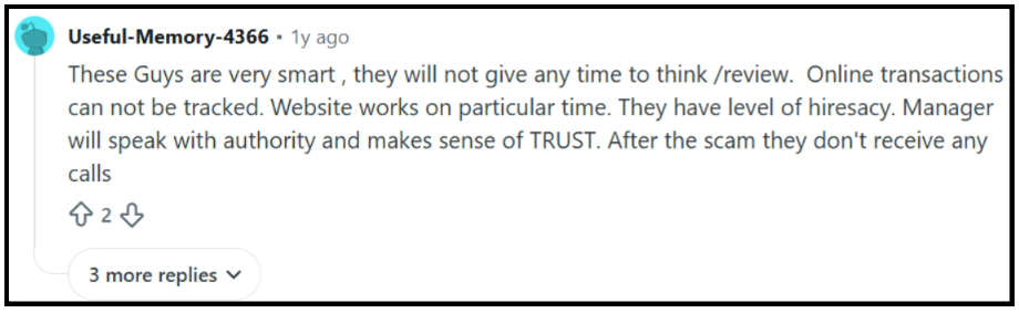 Inspire Algo Research red flags